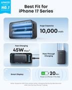 Anker Nano Power Bank 10K, 45W