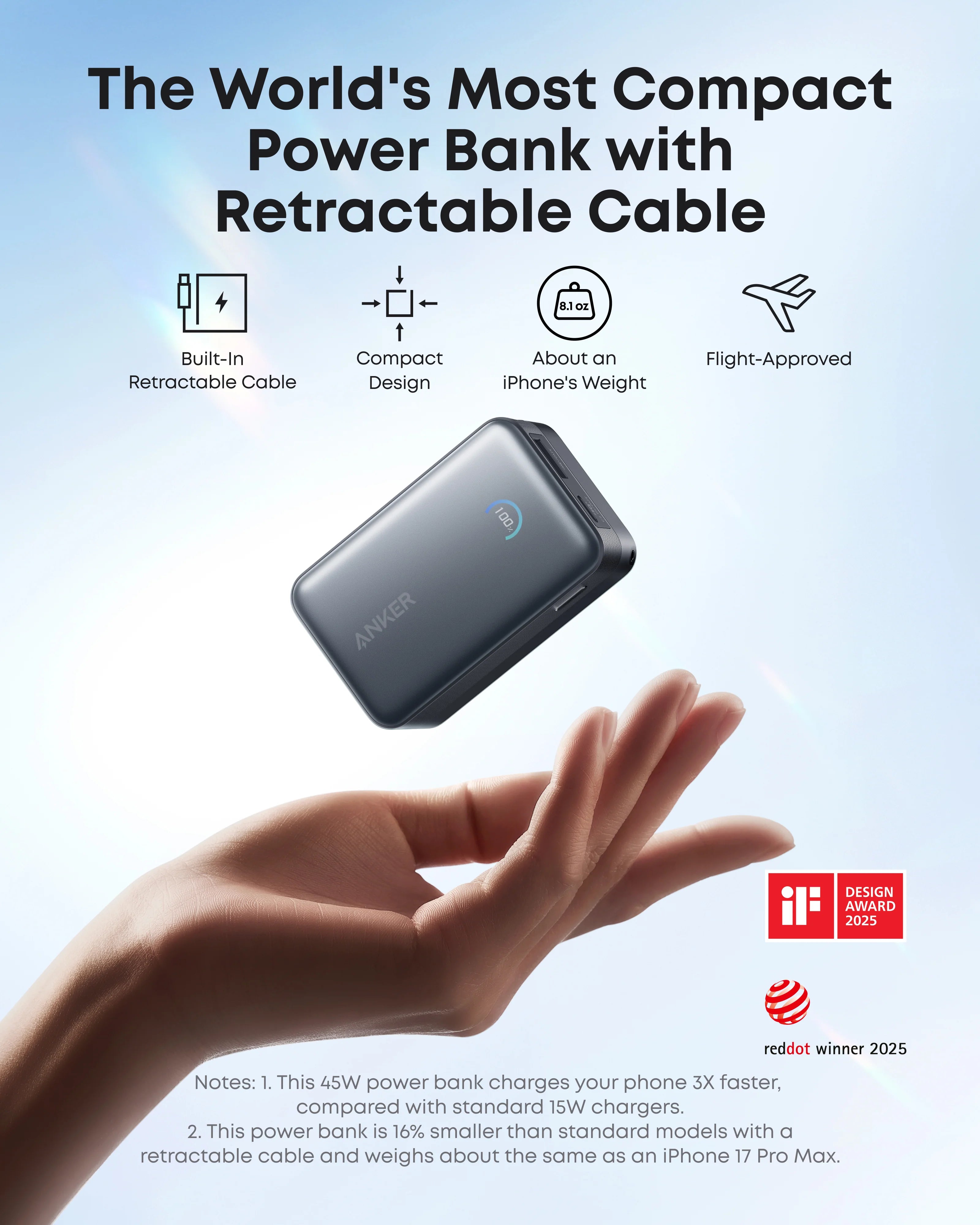 Anker Nano Power Bank 10K, 45W