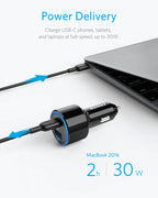 Anker PowerDrive Speed+ 2 USB C Car Charger