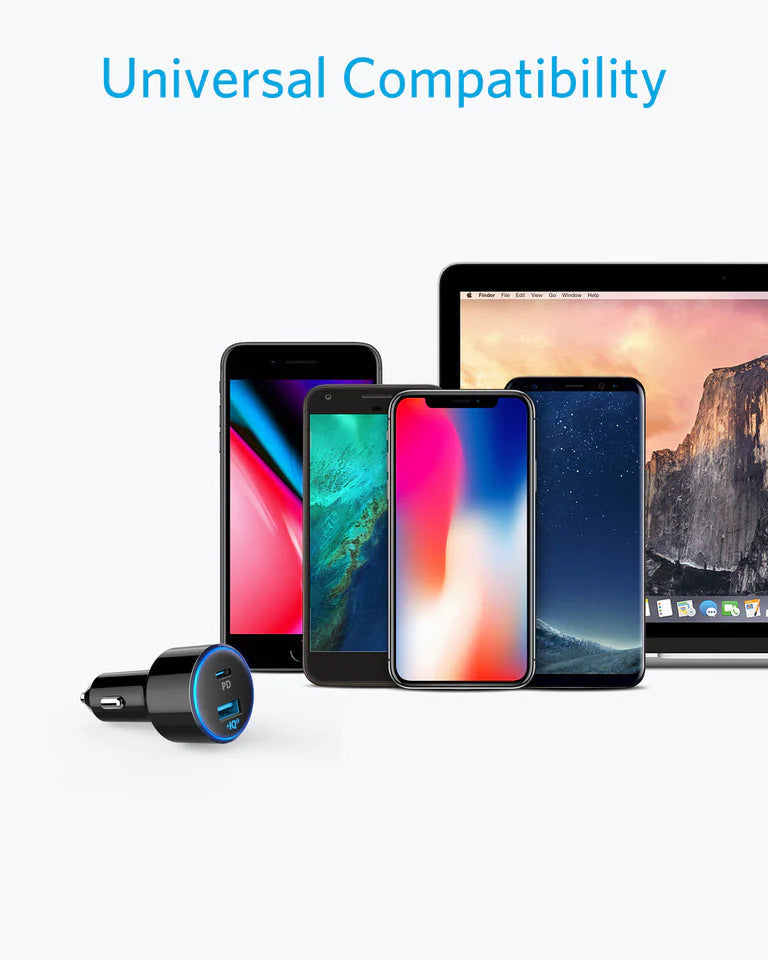 Anker PowerDrive Speed+ 2 USB C Car Charger