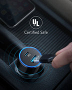 Anker PowerDrive Speed+ 2 USB C Car Charger