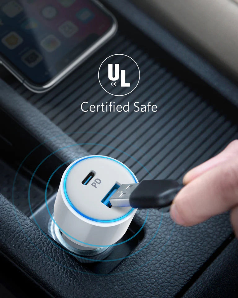 Anker PowerDrive Speed+ 2 USB C Car Charger