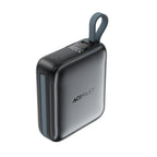 ACEFAST M23 10000mAh 22.5W Fast Charging Power Bank with Built-In Dual Cables