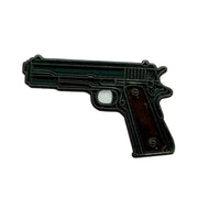 3D Sticker mobile small metallic gun   Code:131