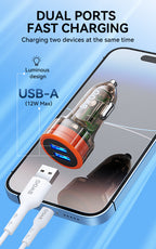 BWOO Dual USB-A Car Charger