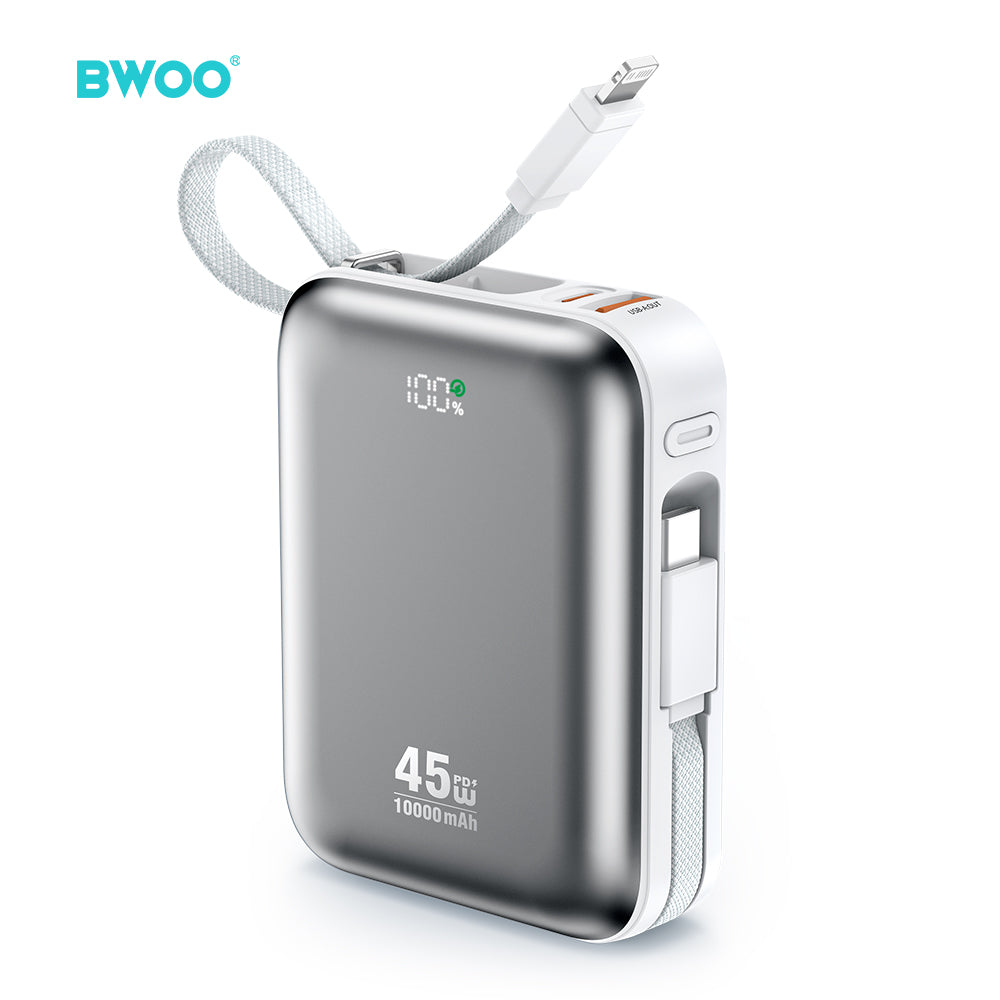 BWOO 10000mAh 45W Fast Charging Power Bank