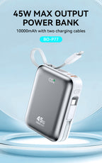 BWOO 10000mAh 45W Fast Charging Power Bank