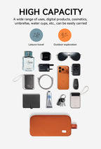 BWOO Premium Polyester Accessory Storage Case