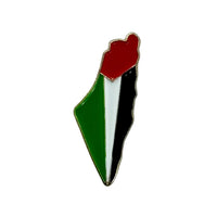 Metal Sticker - Palestine Map