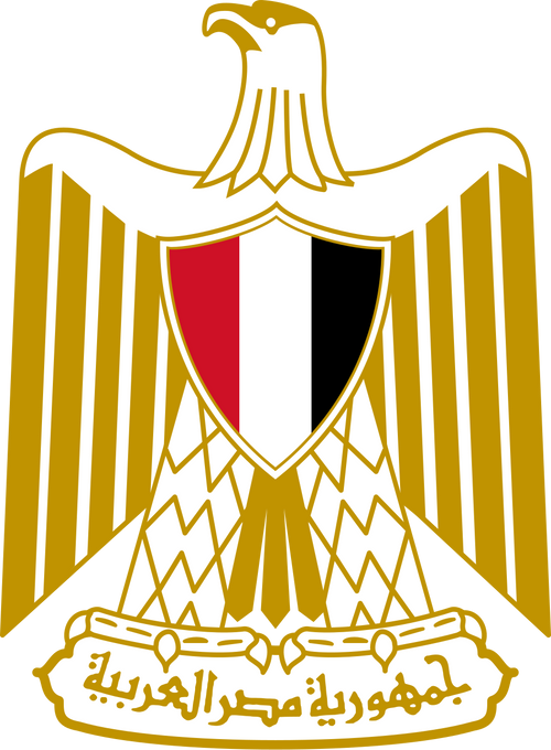 3D Sticker mobile (Egypt Eagle Flag Metal Decal    Code:228