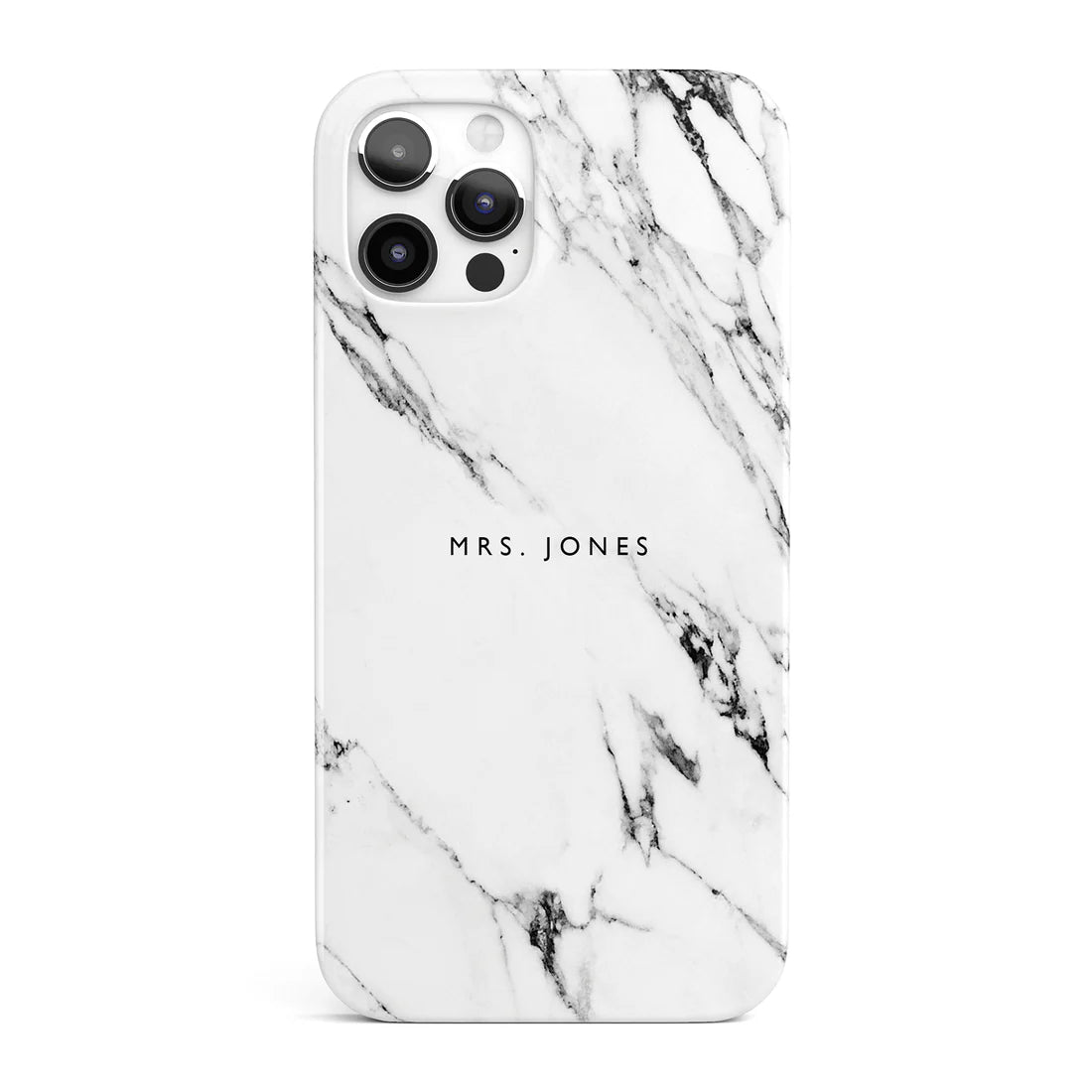 Stylish Black and White Marble Phone Case