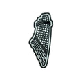 Metal Sticker - Palestine Keffiyeh