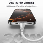 S-A59 Vibrant Fast Charging Data Cable 30W Type-C to Lightning