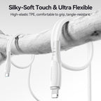 S-A59 Vibrant Fast Charging Data Cable 30W Type-C to Lightning