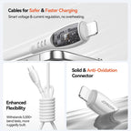 S-A59 Vibrant Fast Charging Data Cable 30W Type-C to Lightning