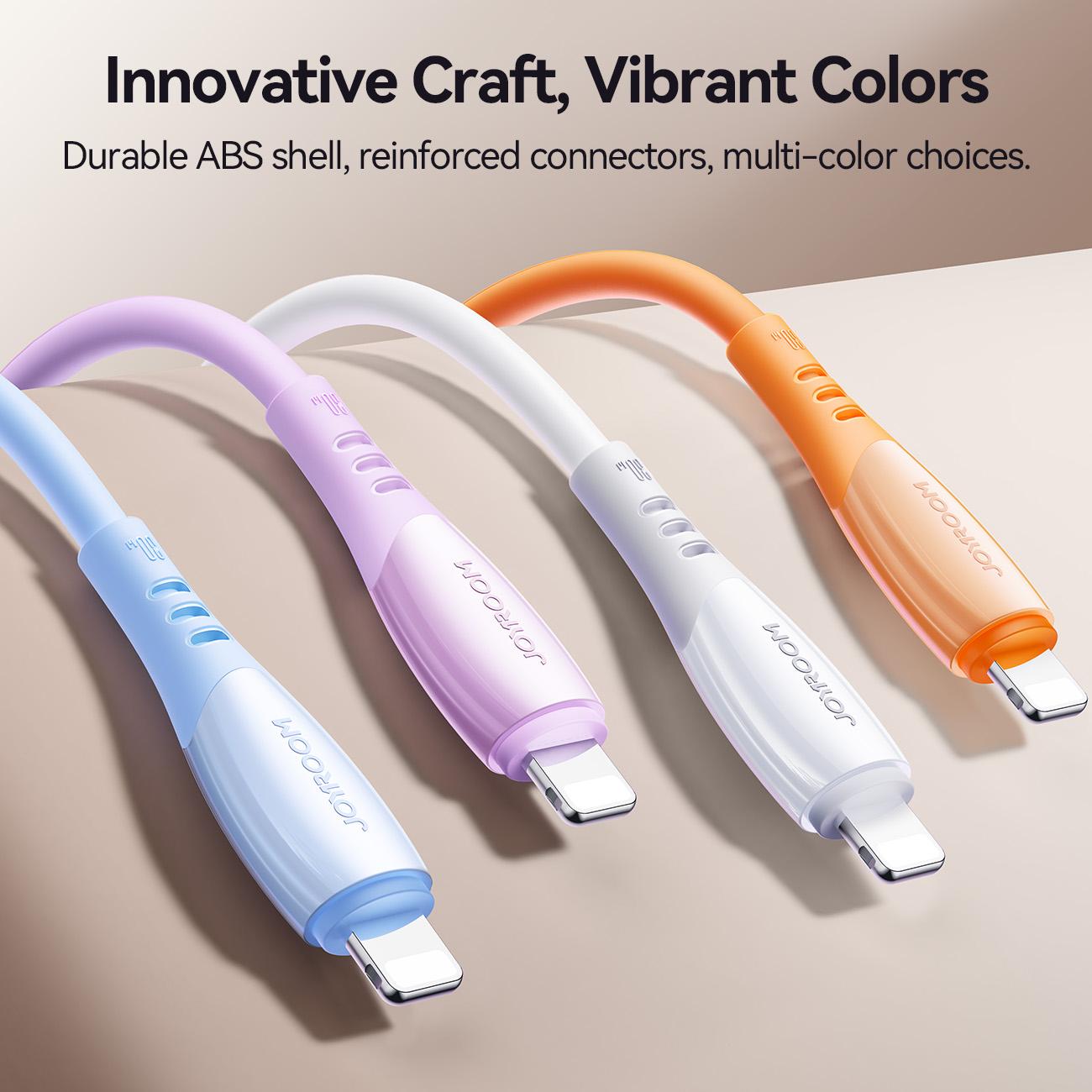 S-A59 Vibrant Fast Charging Data Cable 30W Type-C to Lightning