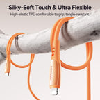 S-A59 Vibrant Fast Charging Data Cable 30W Type-C to Lightning