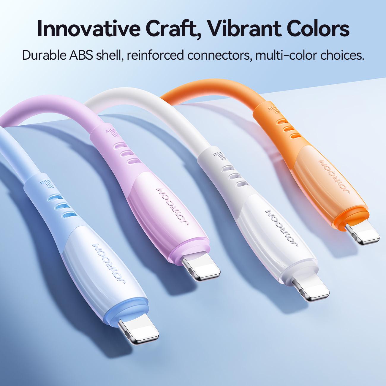 S-A59 Vibrant Fast Charging Data Cable 30W Type-C to Lightning