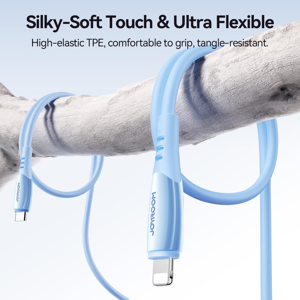 S-A59 Vibrant Fast Charging Data Cable 30W Type-C to Lightning