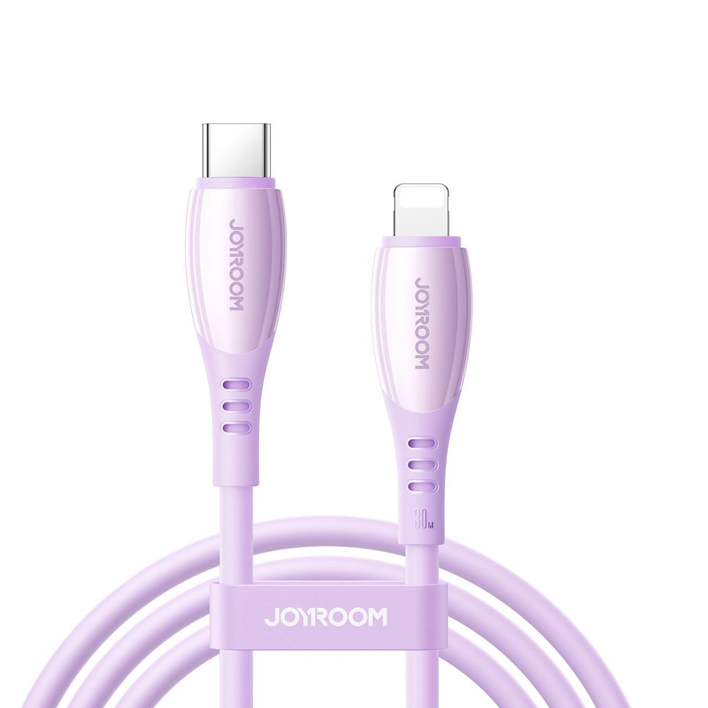 S-A59 Vibrant Fast Charging Data Cable 30W Type-C to Lightning