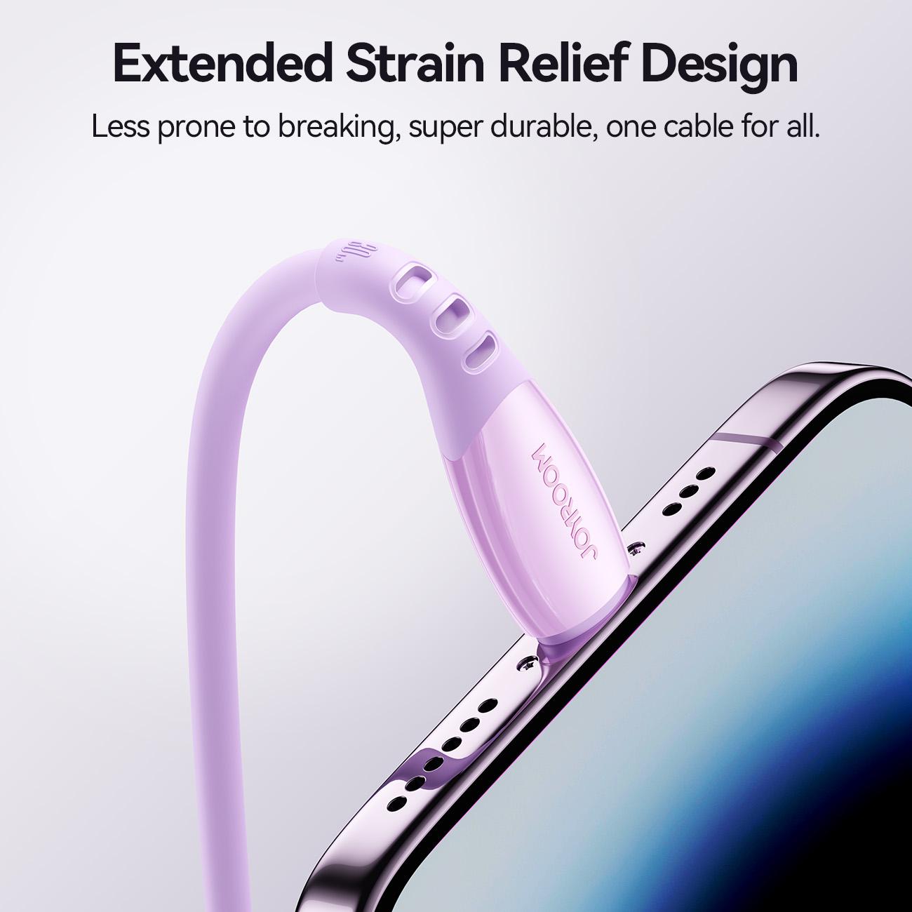 S-A59 Vibrant Fast Charging Data Cable 30W Type-C to Lightning