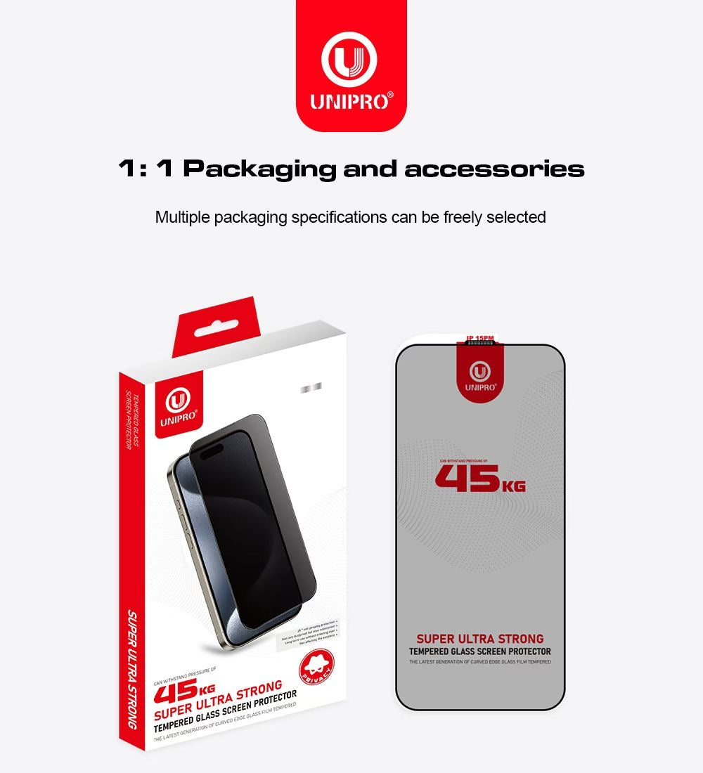 UNIPRO 45KG Tempered Glass