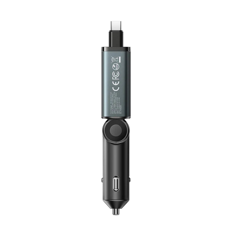 OYROOM JR-CCL07 3-in-1 Retractable Car Charger