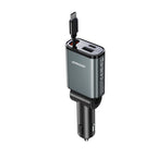 OYROOM JR-CCL07 3-in-1 Retractable Car Charger