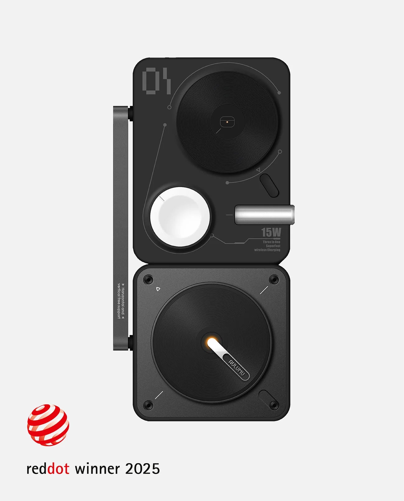 M01 4-in-1 Folding Wireless Charging Station & Pad | Magnetic
