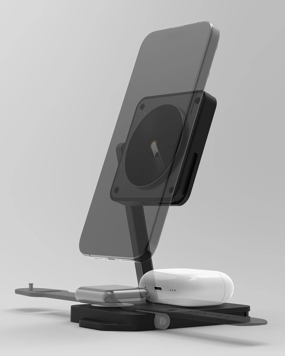 M01 4-in-1 Folding Wireless Charging Station & Pad | Magnetic