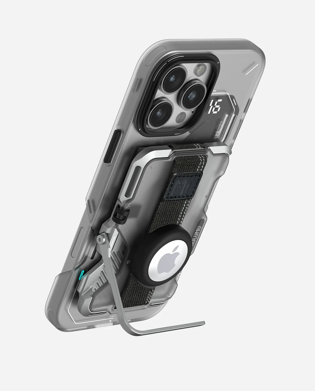 Multi-Tool Magnetic Metal Wallet | Frosted Cover