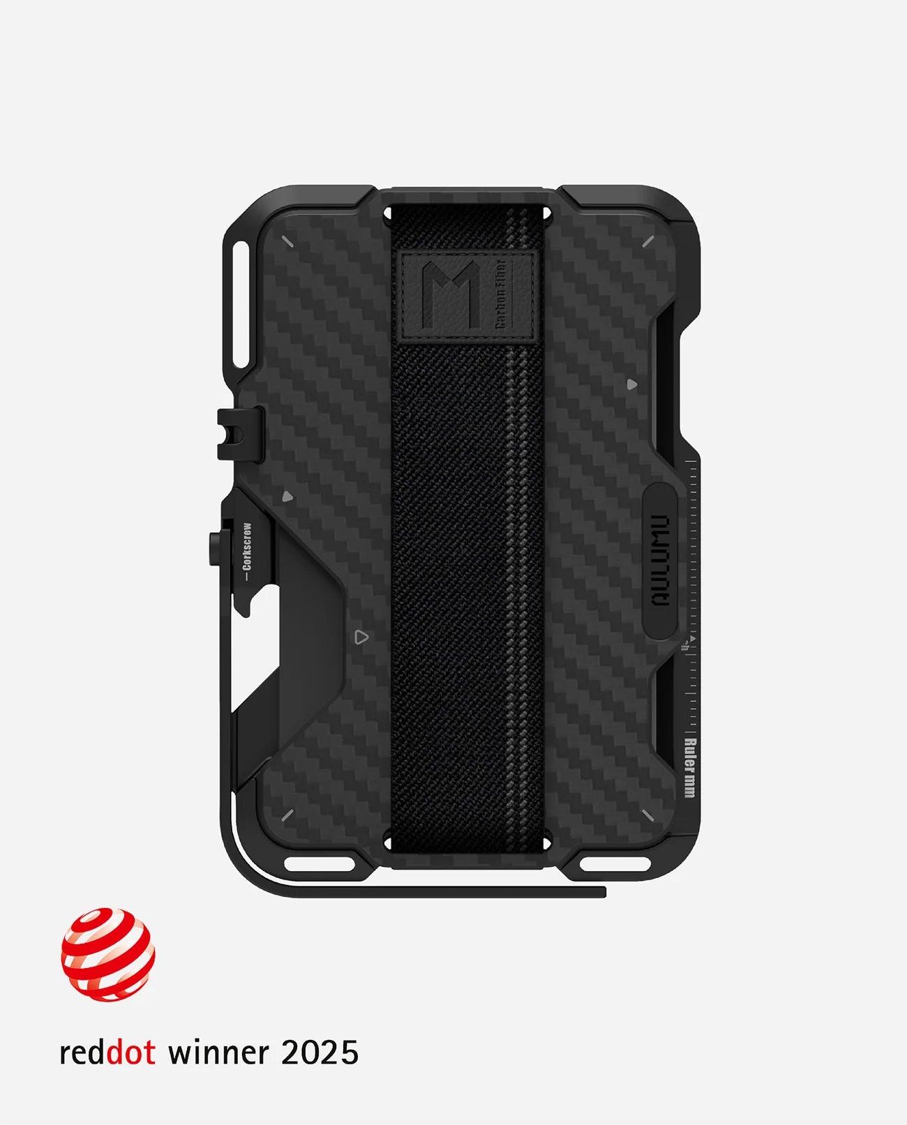 Multi-Tool Magnetic Metal Wallet | Carbon Fiber Cover