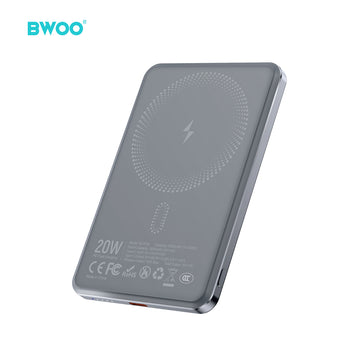 BWOO 5000mAh 15W Magnetic Wireless Power Bank