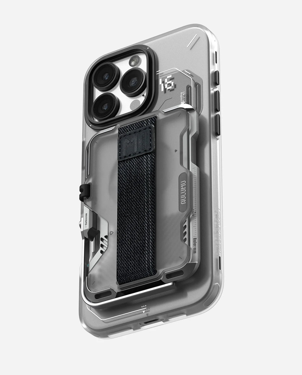 Multi-Tool Magnetic Metal Wallet | Frosted Cover