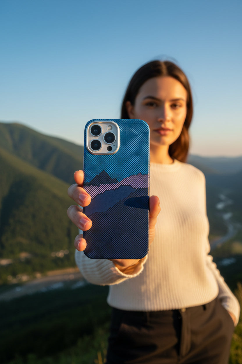 Patterned Flannel carbon Case