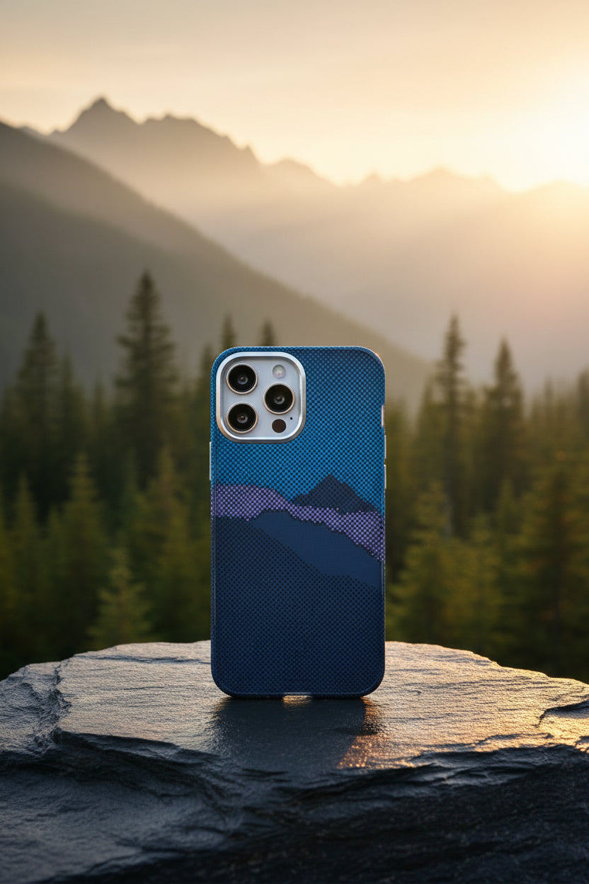 Patterned Flannel carbon Case