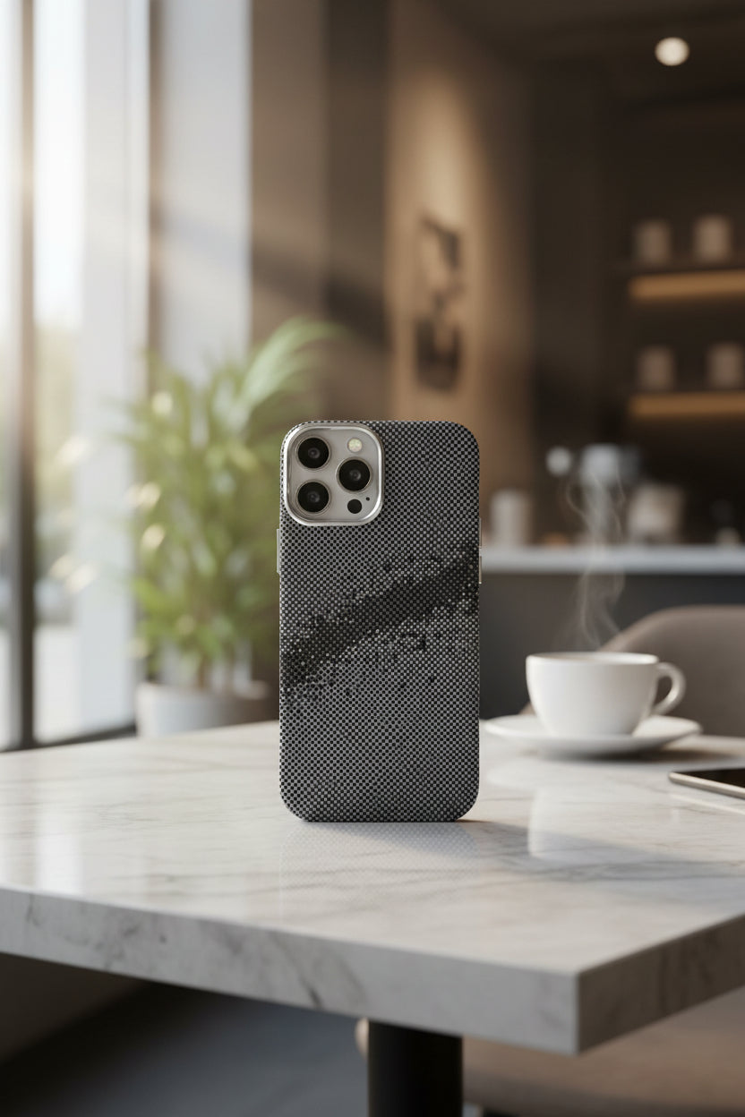 Patterned Flannel carbon Case