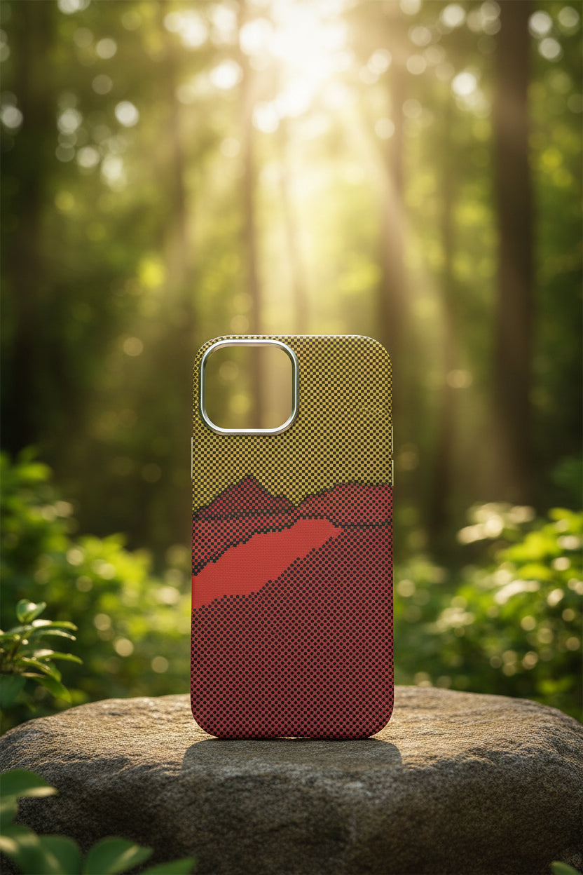 Patterned Flannel carbon Case