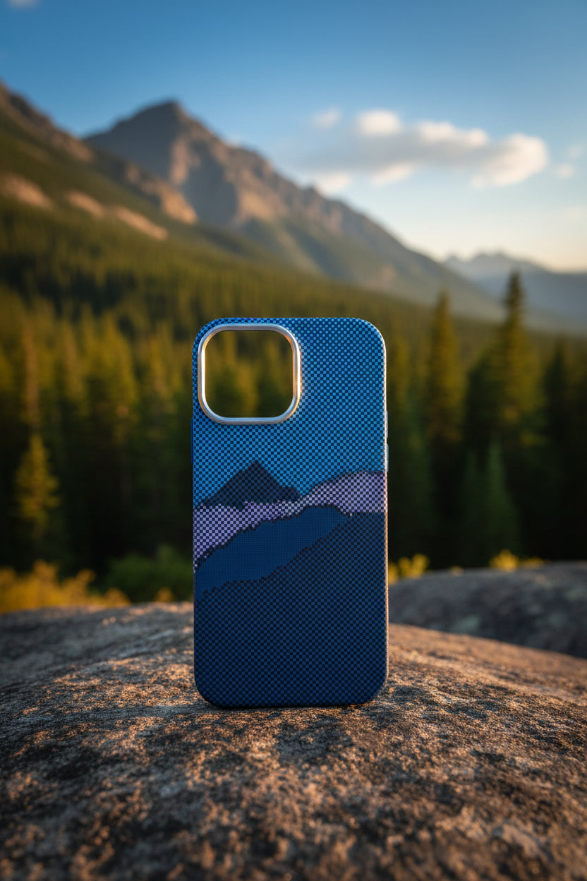 Patterned Flannel carbon Case