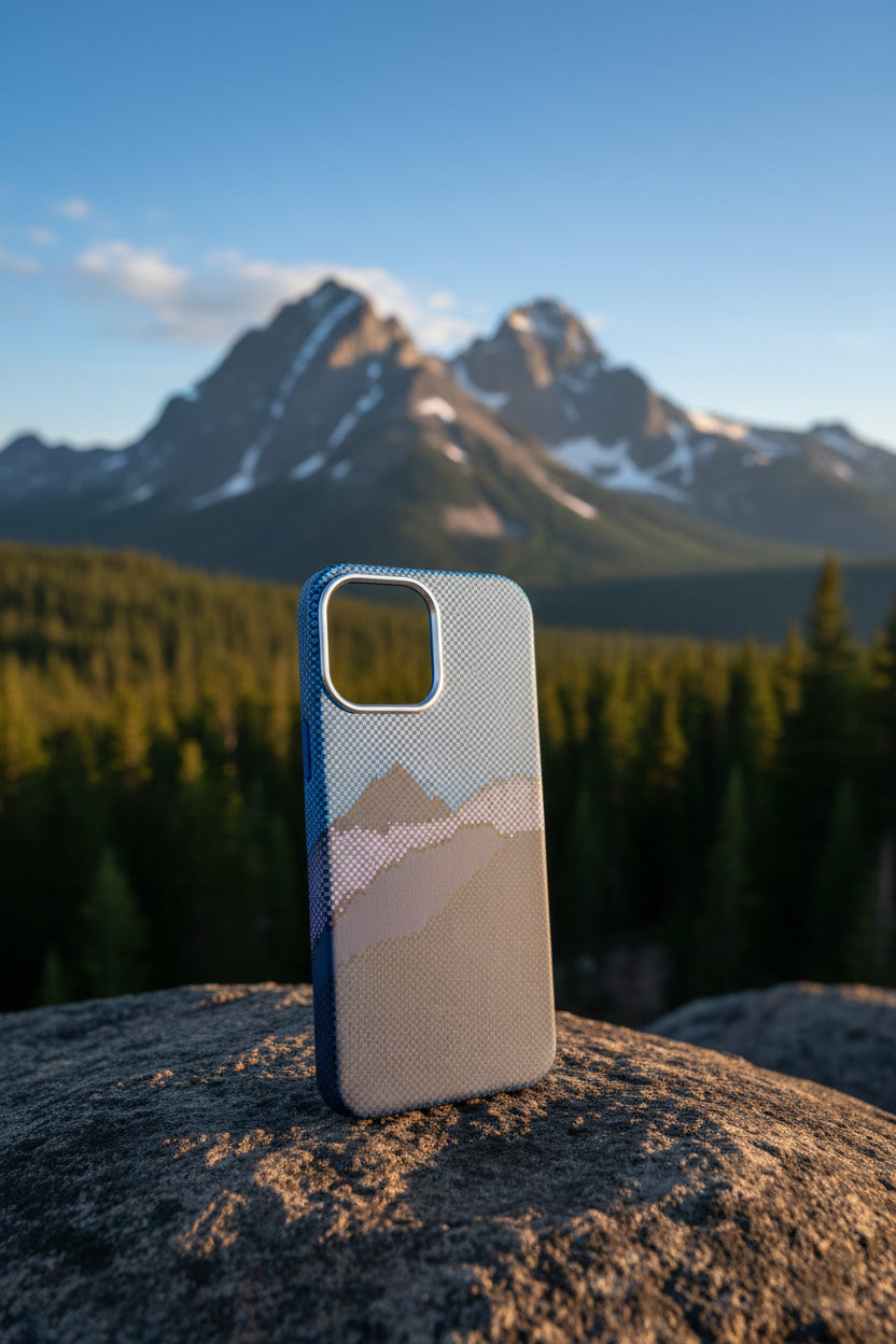 Patterned Flannel carbon Case