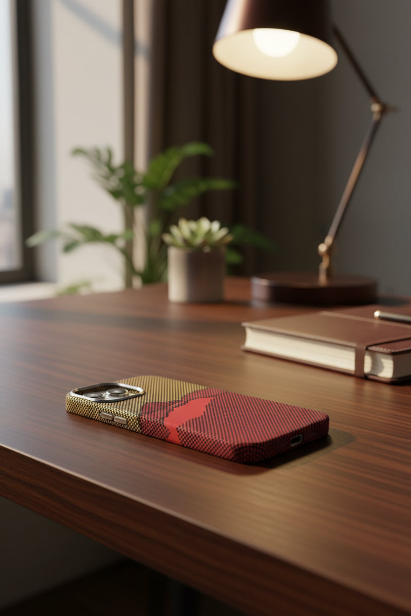 Patterned Flannel carbon Case