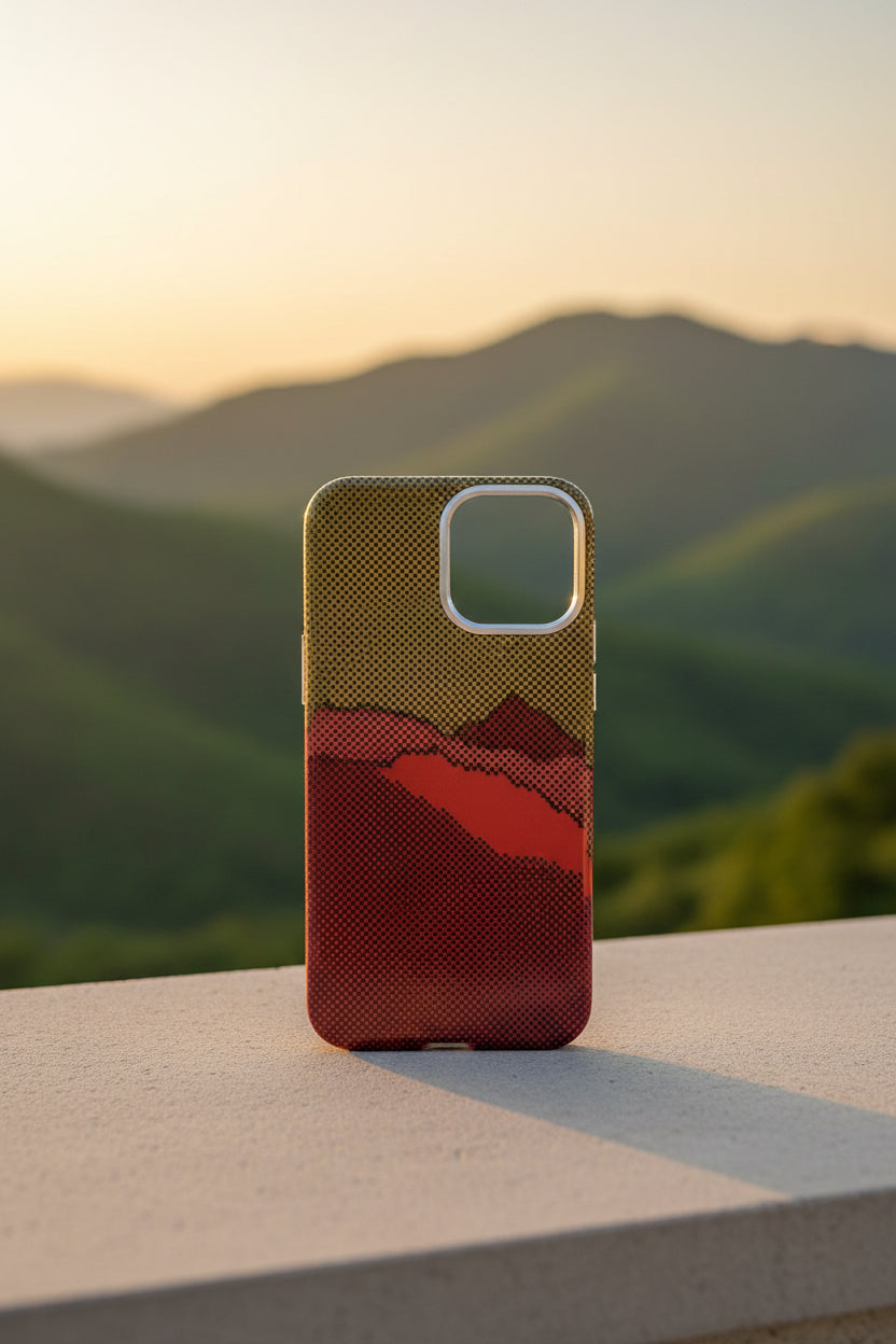 Patterned Flannel carbon Case