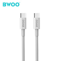 BWOO 65W TPE Type-C to Type-C Data Cable 1m