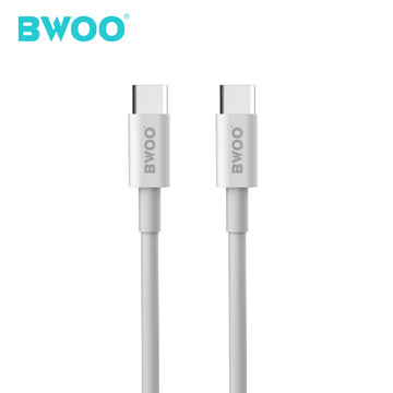 BWOO 65W TPE Type-C to Type-C Data Cable 1m