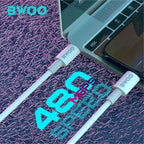 BWOO 65W TPE Type-C to Type-C Data Cable 1m