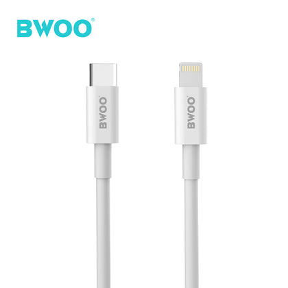 BWOO 20W TPE Type-C to Lightning Data Cable 1m