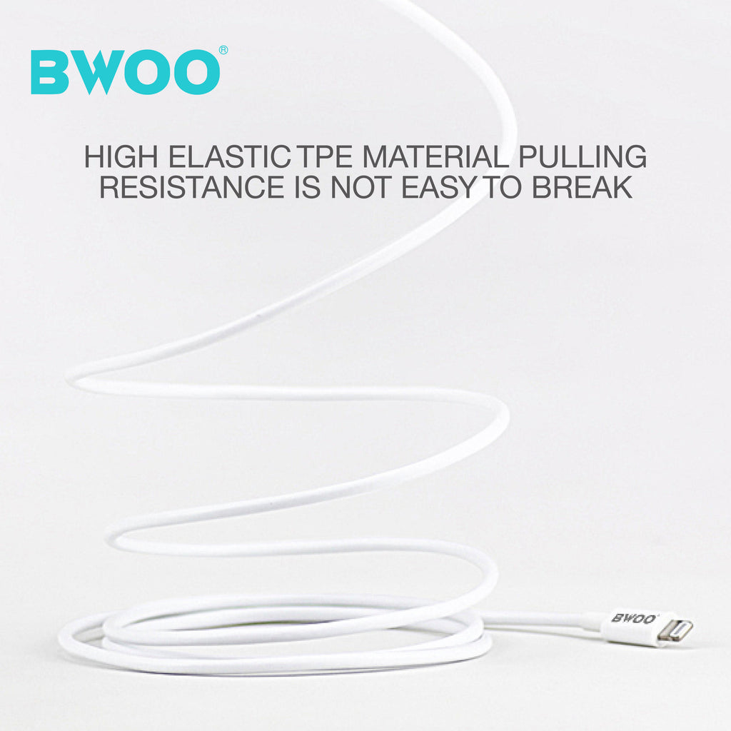 BWOO 20W TPE Type-C to Lightning Data Cable 1m