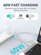 BWOO 60W Type-C to Type-C PVC Cable 1m