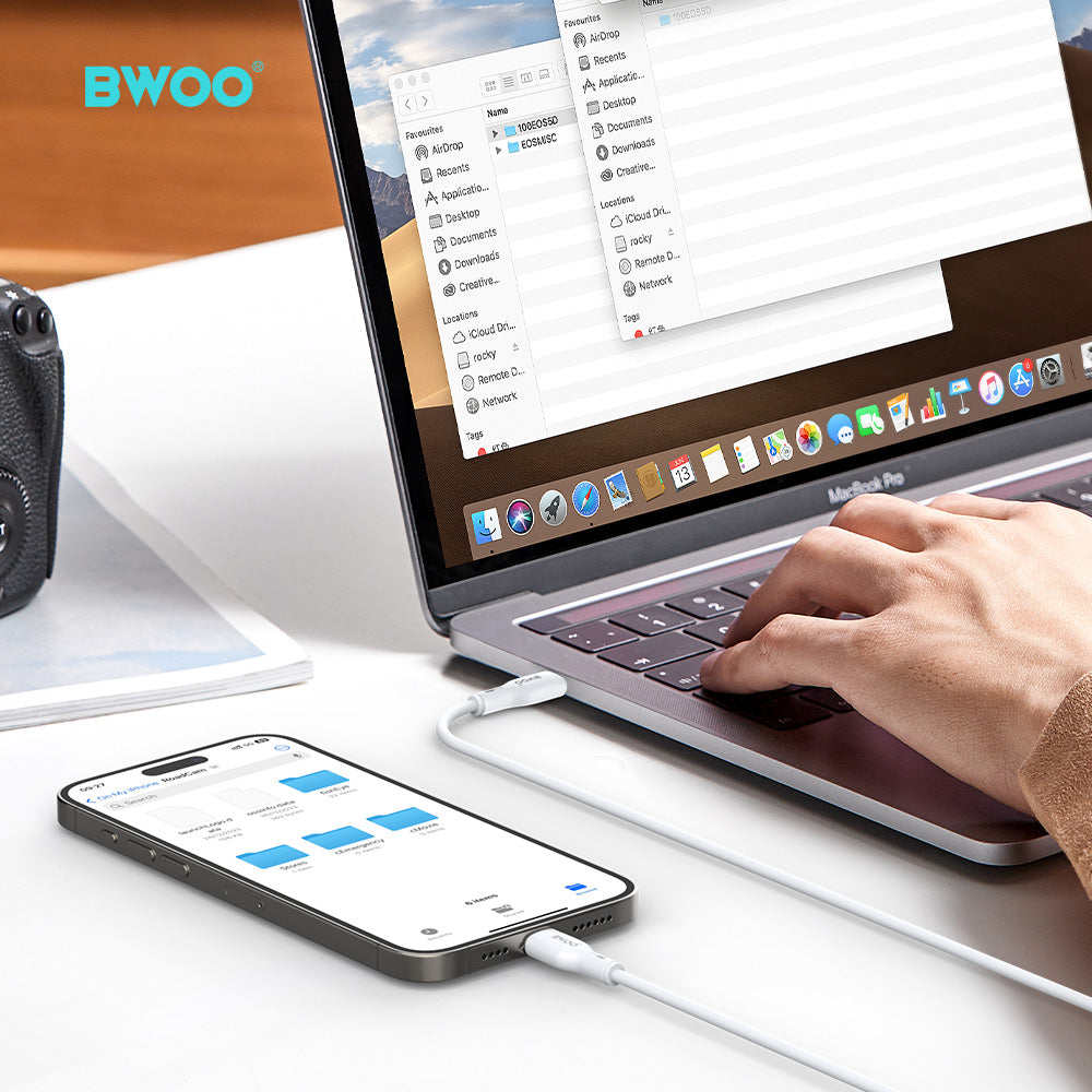 BWOO 60W Type-C to Type-C PVC Cable 1m