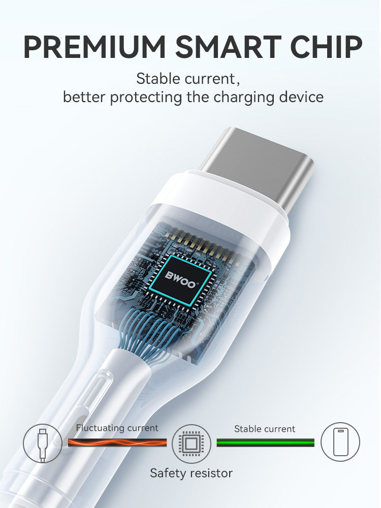 BWOO 60W Type-C to Type-C PVC Cable 1m